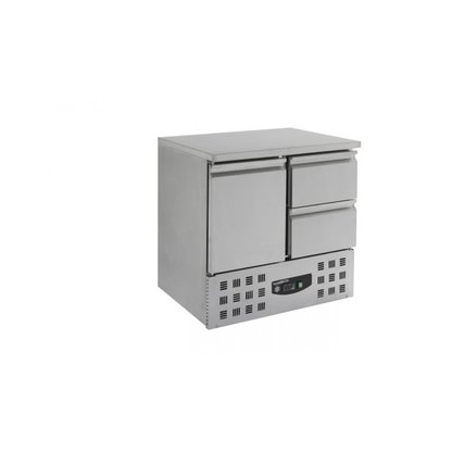 Combisteel KOELWERKBANK 1 DEUR/2 LADEN