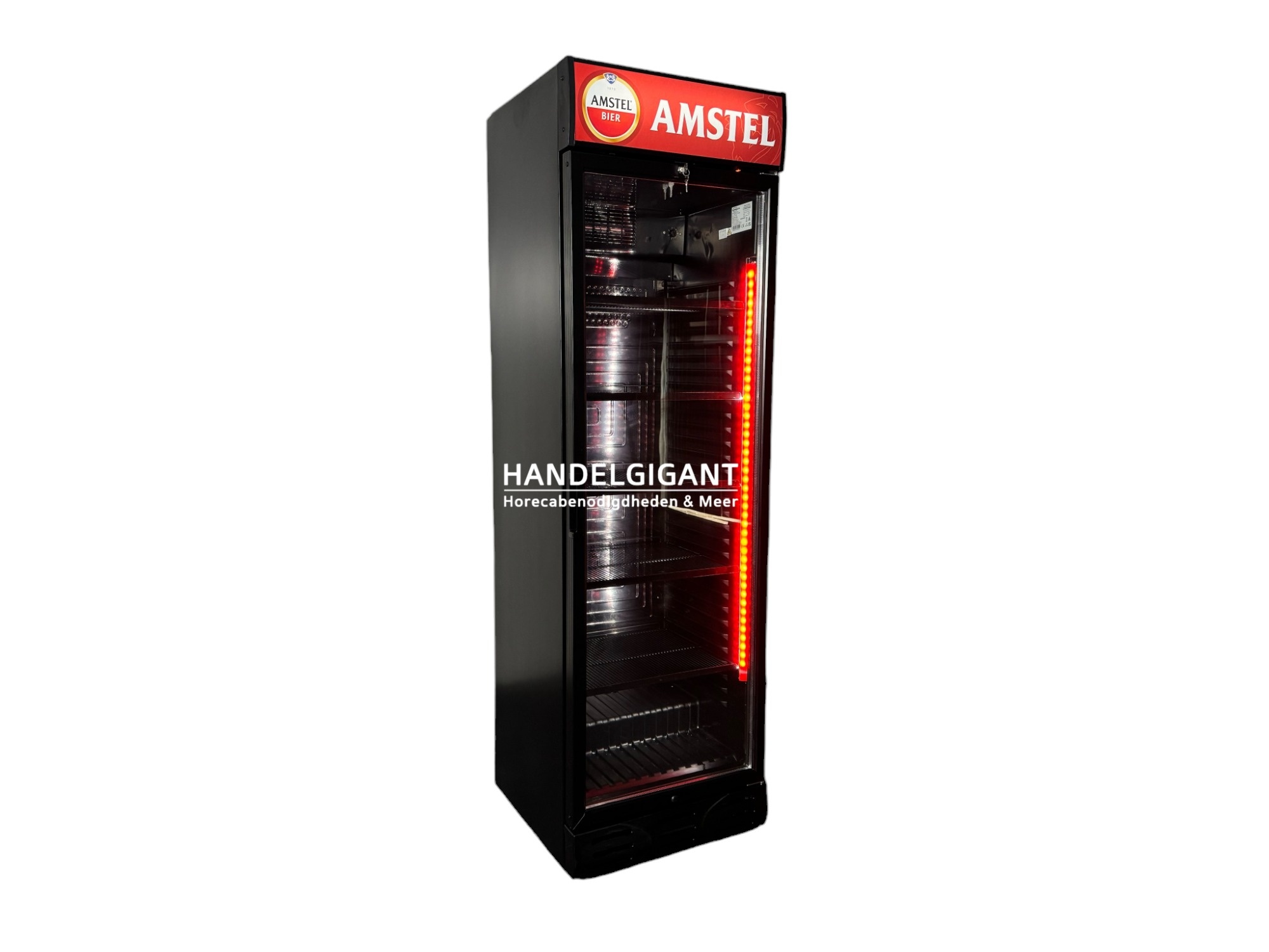 Vrijwillig vroegrijp les Amstel bier koelkast incl. verlichting glasdeur koeling - Handelgigant uw  specialist in horeca apparatuur, koelcellen, vriescellen