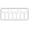 Schepijsvitrine Curacao 10x5 liter