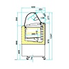 Schepijsvitrine Fiji 7x5 liter