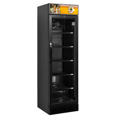 Koelkasten Birra Moretti koelkast glasdeur koeling 358L