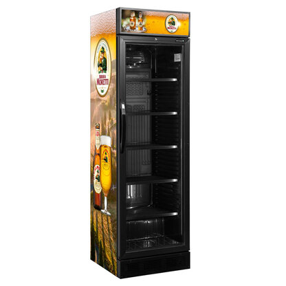 Koelkasten Birra Moretti Bier koelkast glasdeur koeling 358L