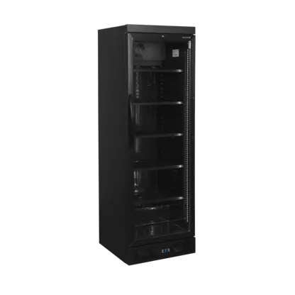 Tefcold  TEFCOLD CEV435 Black – Glazen Koelkast 358 Liter