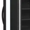 TEFCOLD CEV425 BLACK L/H – Zwarte Flessenkoeler met Links Scharnierende Deur (358L)