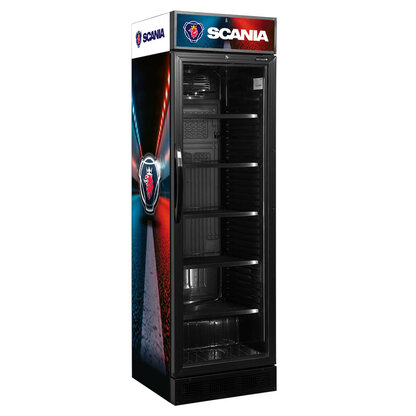 Koelkasten Scania Bier koelkast glasdeur koeling 358L