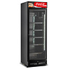 Coca Cola dranken koelkast glasdeur 400 liter Blackline