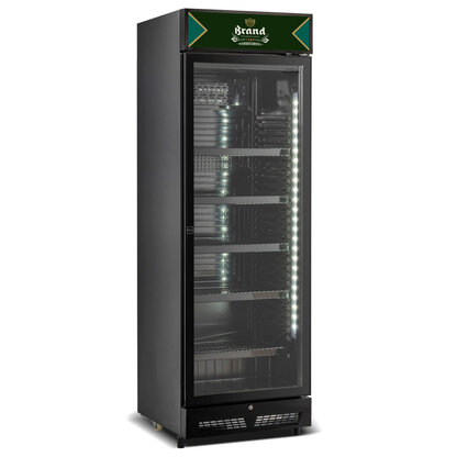 Koelkasten Brand bierkoelkast glasdeur 400 liter Blackline