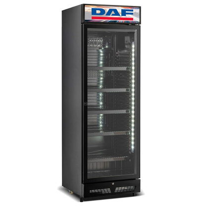 Koelkasten Daf bierkoelkast glasdeur 400 liter Blackline
