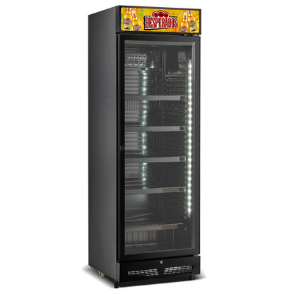 Koelkasten Desperados bierkoelkast glasdeur 400 liter Blackline