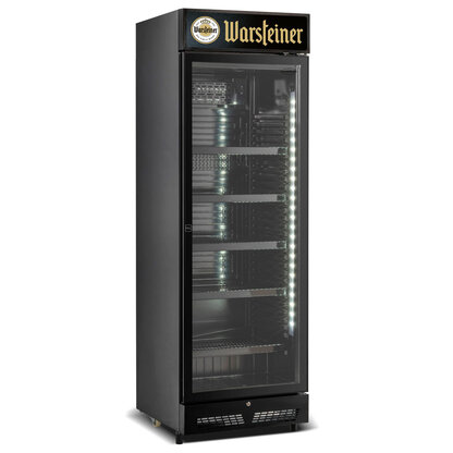 Koelkasten Warsteiner bierkoelkast glasdeur 400 liter Blackline