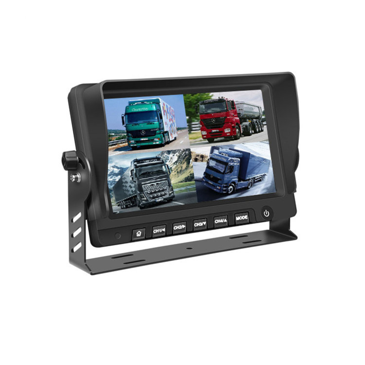 ARC Professioneel 9 inch HD Quad View Achteruitrijcamera-systeem met 2 camera 's