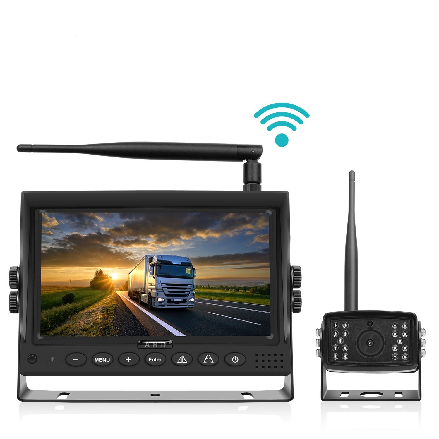 betalen Activeren Vervreemding HD digitaal 7 inch achteruitrijcamerasysteem met 1 achteruitrijcamera -  Achteruitrijcameras.nl
