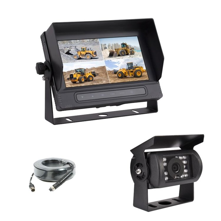 ARC 7 inch AHD Quad systeem waterdichte monitor - 2 camera 's