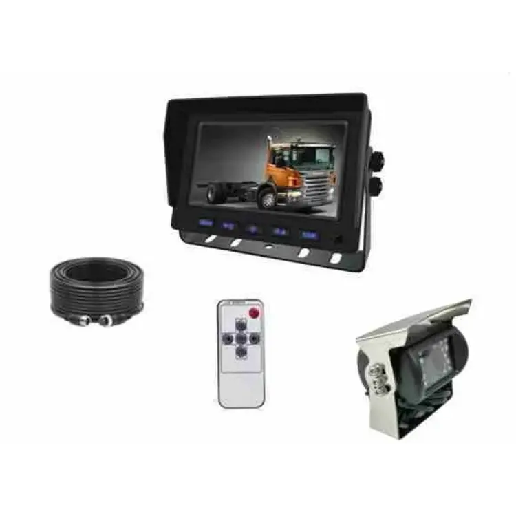 ProSight Professioneel 5 inch HD Achteruitrijcamera-systeem  Camera met RVS zonneklep en beugel