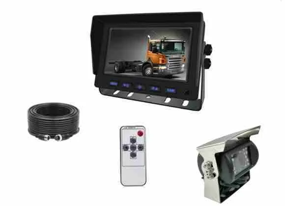 Auto derde remlicht achteruitrijcamera 4,3 inch TFT LCD-monitor nachtzicht IR HD achteruitrijcamera voor Van Fiat Ducato X250 X290 / Peugeot Boxter / Citroen Jumper