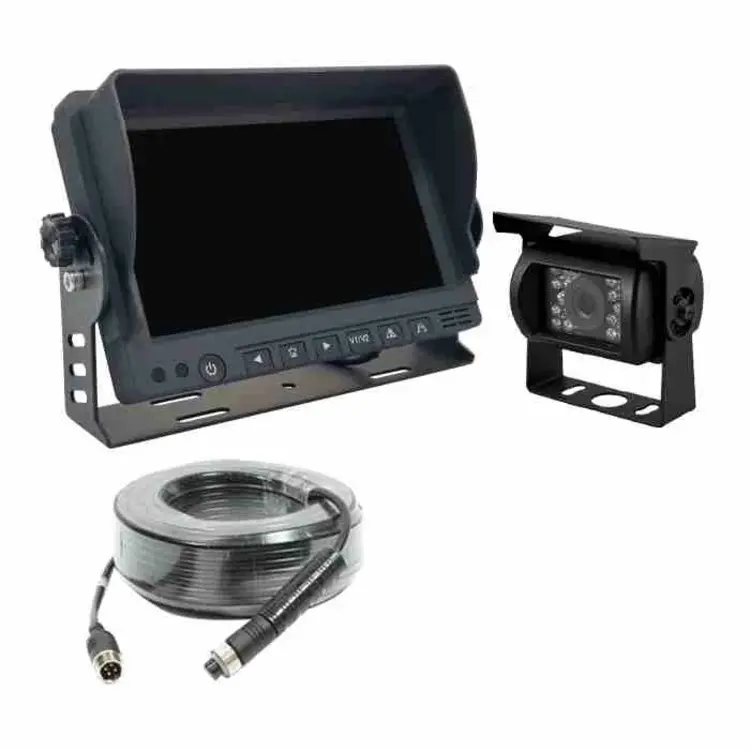 ProSight Professioneel 7 inch HD Achteruitrijcamera-systeem verwarmde camera + geluid