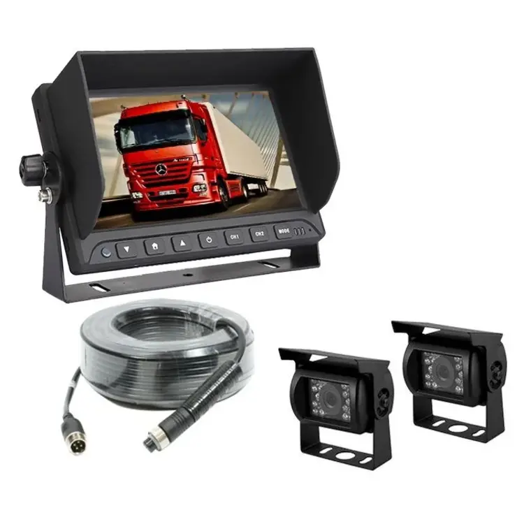 ProSight Professioneel 9 inch HD Achteruitrijcamera-systeem met 2  verwarmde camera 's
