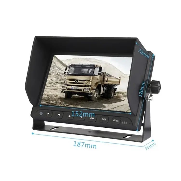 ProSight Professioneel 7 inch HD Achteruitrijcamera-systeem met Truck en Trailerset