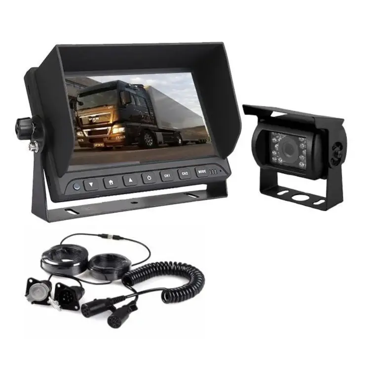 ProSight Professioneel 7 inch HD Achteruitrijcamera-systeem met Truck en Trailerset