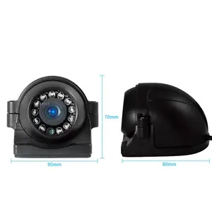 ProSight Professioneel 9 inch HD Quad View Achteruitrijcamera-systeem met verwarmde camera 's