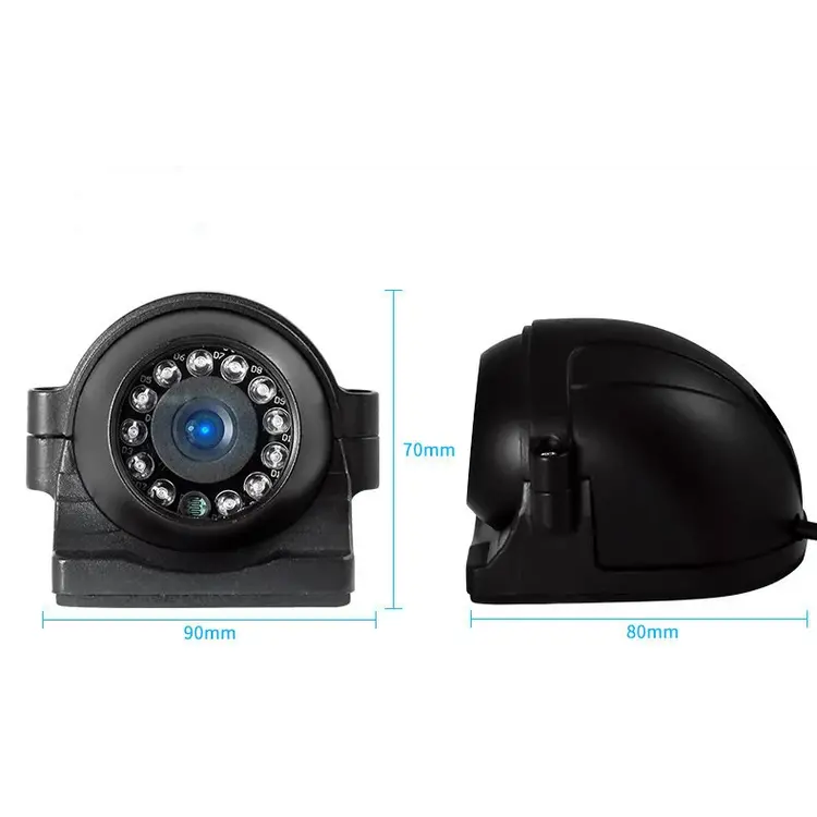 ProSight Professioneel 9 inch HD Quad View Achteruitrijcamera-systeem met verwarmde camera 's