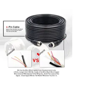 ProSight Professioneel 9 inch HD Quad View Achteruitrijcamera-systeem met verwarmde camera 's