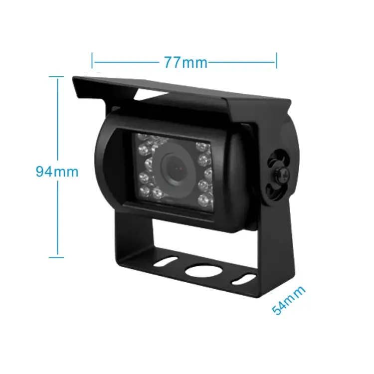 ProSight Professioneel 9 inch HD Quad View Achteruitrijcamera-systeem met verwarmde camera 's