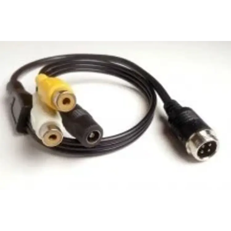 ProSight 4-pin male naar RCA (tulp) female adapter kabel + power