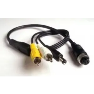 ProSight 4-pin female naar RCA (tulp) male adapter kabel + power