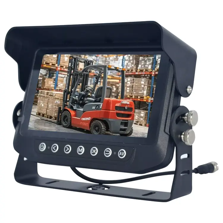 ProSight 7 inch AHD IPS monitor met waterdichte behuizing, 2 videokanalen, hoge helderheid en 9–36V voeding