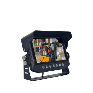 ProSight 7 inch AHD IPS monitor met waterdichte behuizing, 2 videokanalen, hoge helderheid en 9–36V voeding