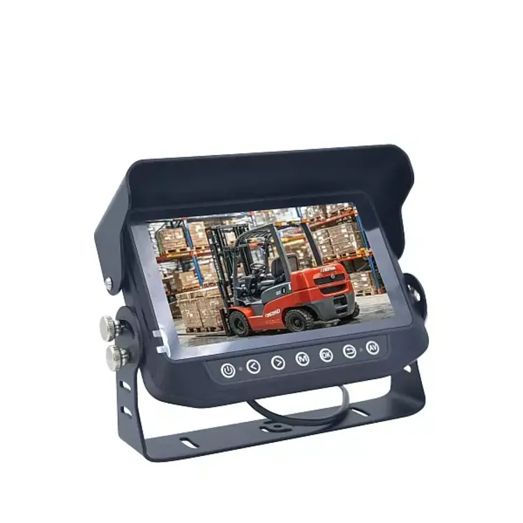 ProSight 7 inch AHD IPS monitor met waterdichte behuizing, 2 videokanalen, hoge helderheid en 9–36V voeding