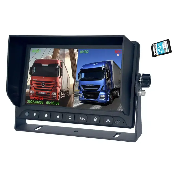 ProSight 7 inch Splitscreen Monitor - 2 camerabeelden tegelijkerijd