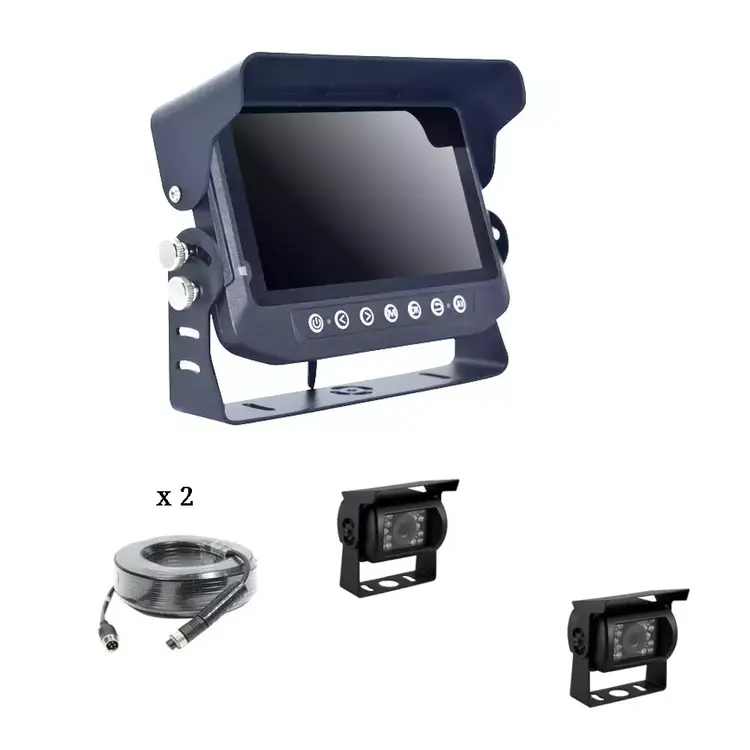 ProSight 7 inch AHD Quad systeem waterdichte monitor - 2 camera 's