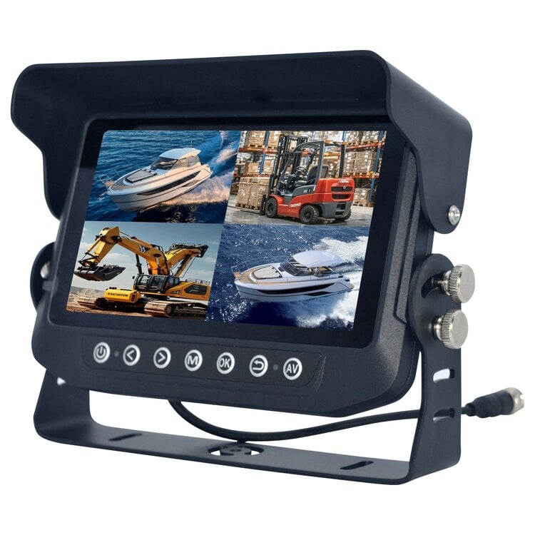 ProSight 7 inch AHD Quad systeem waterdichte monitor - 2 camera 's