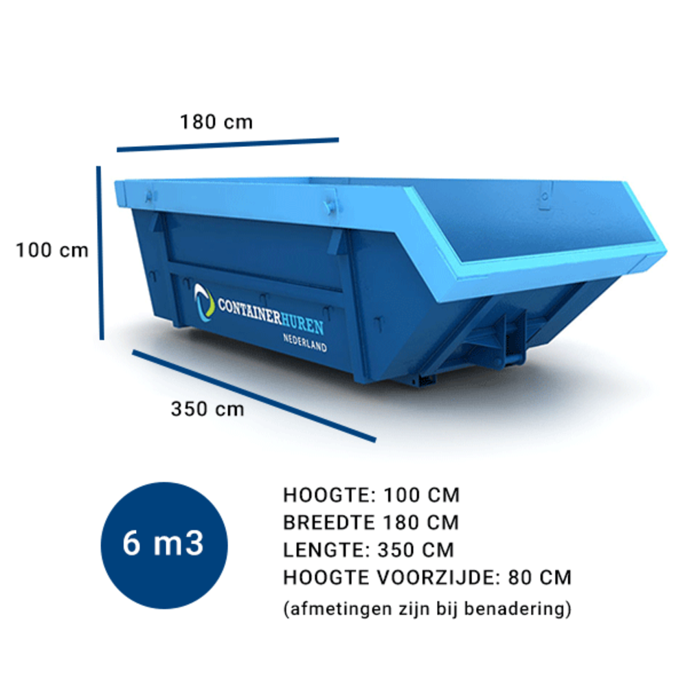 Groenafval container 6m3 Groenafval container 6m3