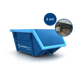 Dakafval container 3m3