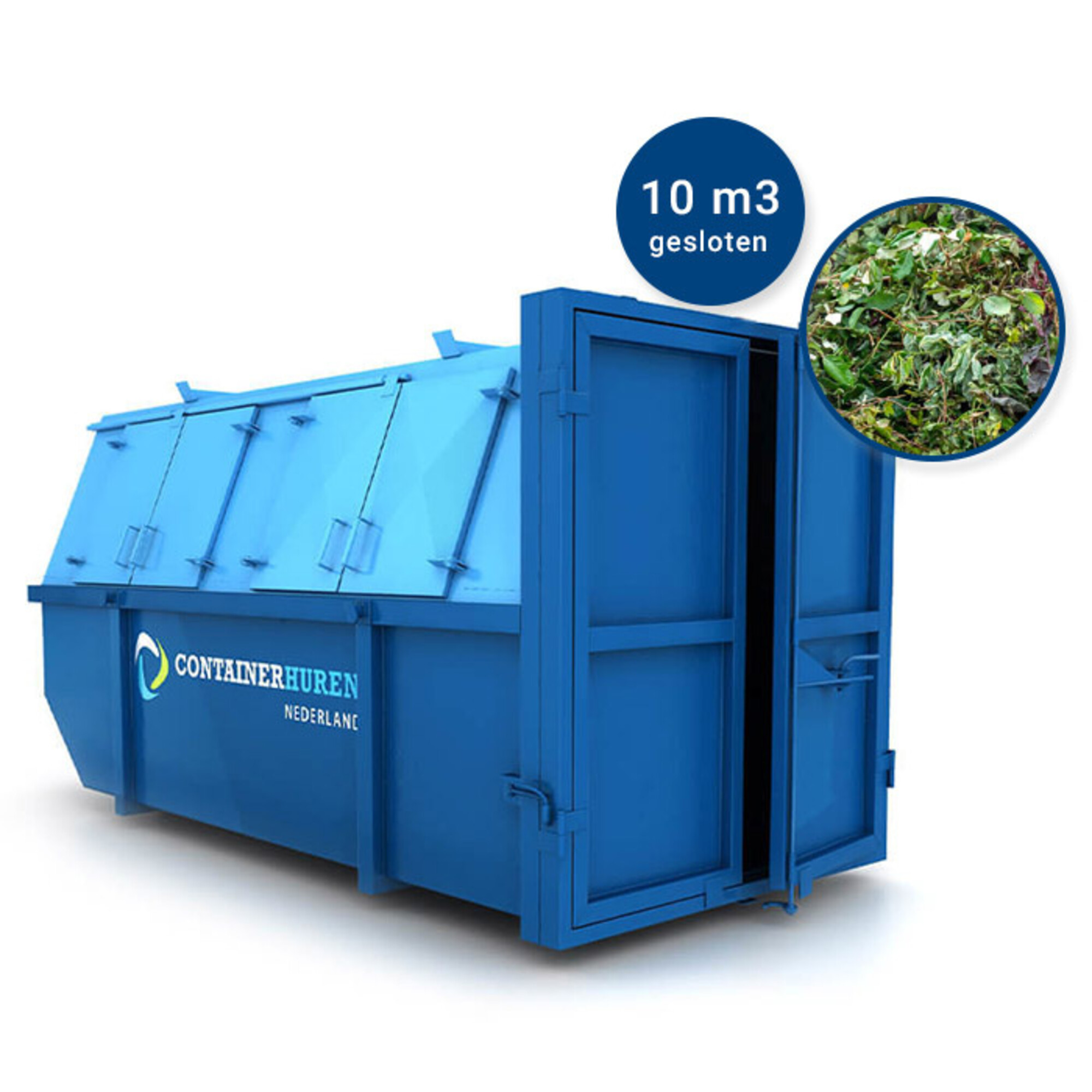 Dichte 10 m3 Container Groenafval Huren? - Container Huren Nederland
