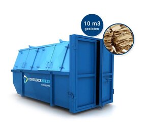 Papier Karton container 10m3 gesloten Papier Karton container 10m3 gesloten