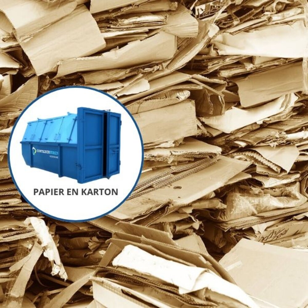 Papier Karton container huren Papier Karton container huren