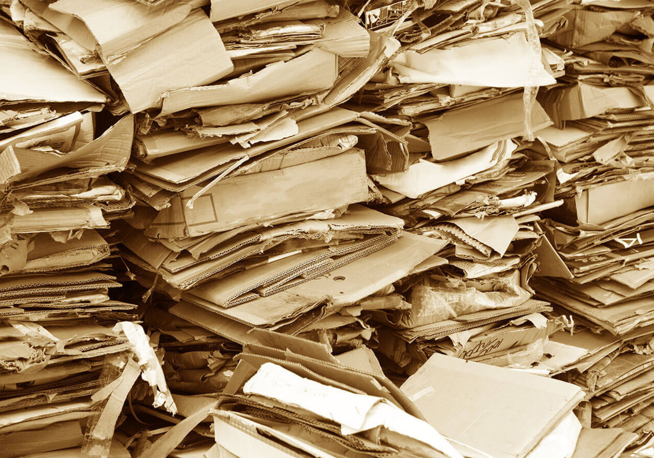 Papier Karton container 10m3 gesloten Papier Karton container 10m3 gesloten