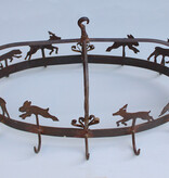Decoratieve WILDKROON / PANNENREK- met wildmotief