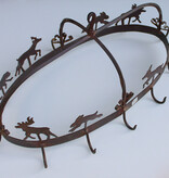 Decoratieve WILDKROON / PANNENREK- met wildmotief