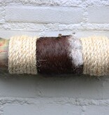 Texas style BULLBAR- 105 cm - afgewerkt met vel en sisaltouw