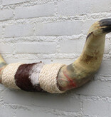 Texas style BULLBAR- 105 cm - afgewerkt met vel en sisaltouw