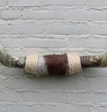 Texas style BULLBAR- 85 cm - afgewerkt met vel en sisaltouw