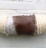 Texas style BULLBAR- 85 cm - afgewerkt met vel en sisaltouw