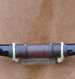 Texas style BULLBAR- 48 cm - afgewerkt met leer