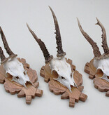 3 x  REE GEWEI op solide bewerkt houten schild