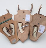 3 x  REE GEWEI op houten schild